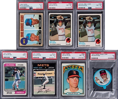 1967-1994 Topps and Assorted Brands Nolan Ryan Master Set Collection (1,975+ Cards) – #5 on the PSA Set Registry!